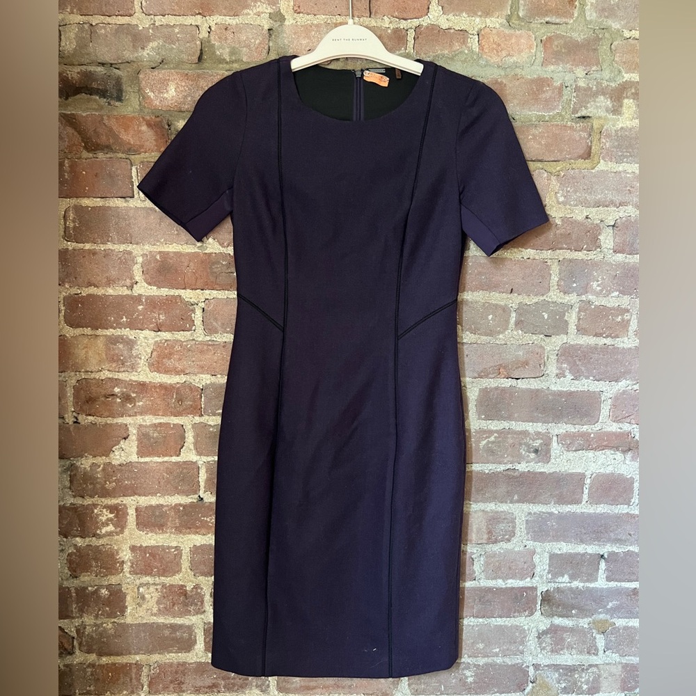 Elie Tahari Dark Purple Dress worn once